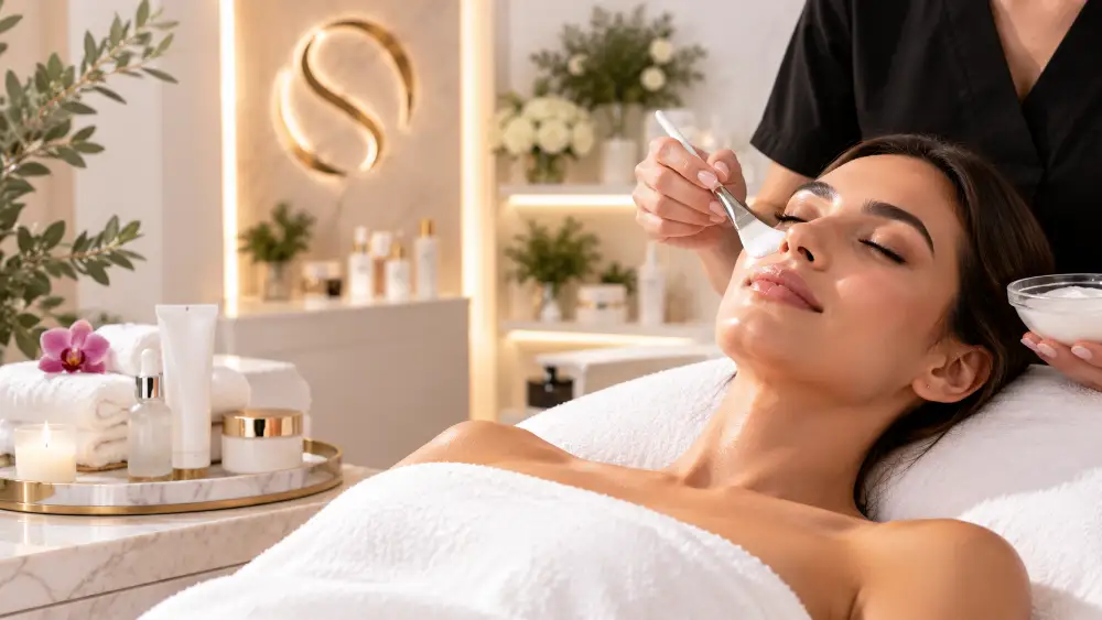 GlowSpot facial treatment