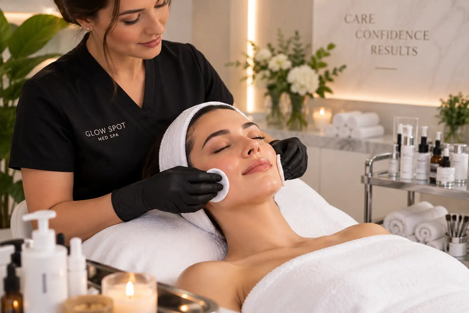 GlowSpot personalized aesthetic consultation